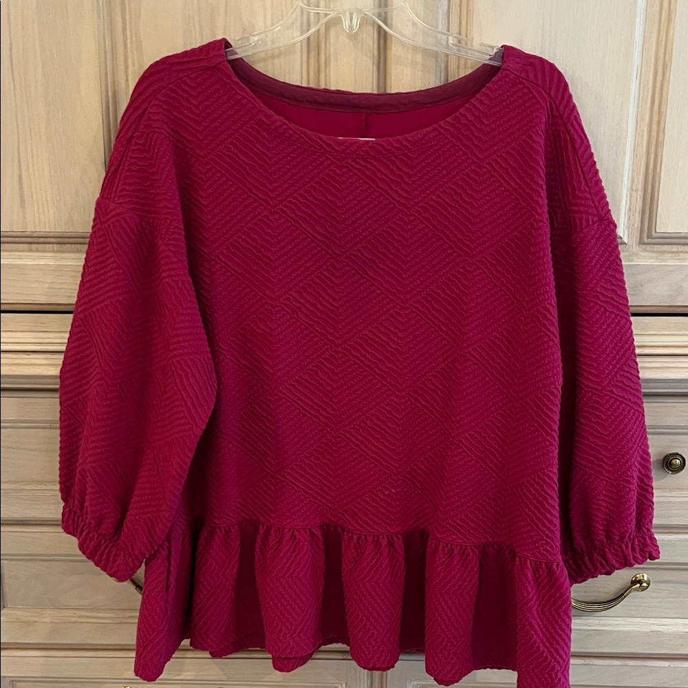 Maeve Textured Blouse